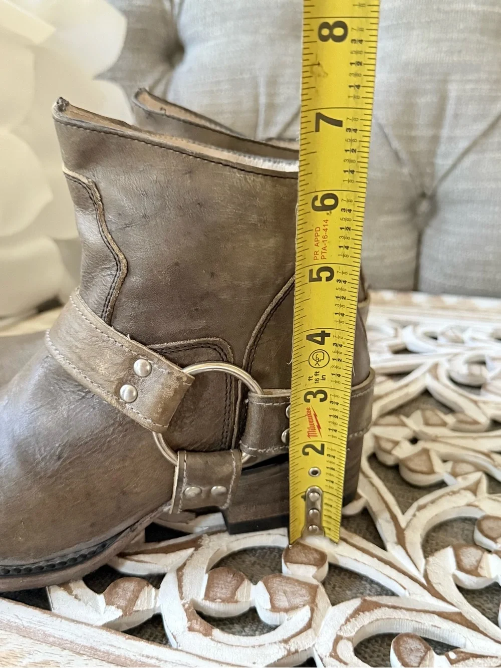 Freebird by Steven Santiago Leather Harness Ankle Boots 7 NEW $275